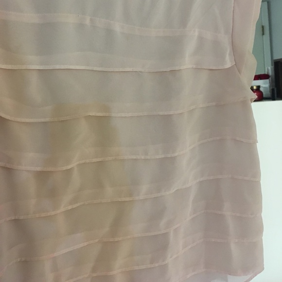 Light Pink Ruffle Blouse - Picture 2 of 5
